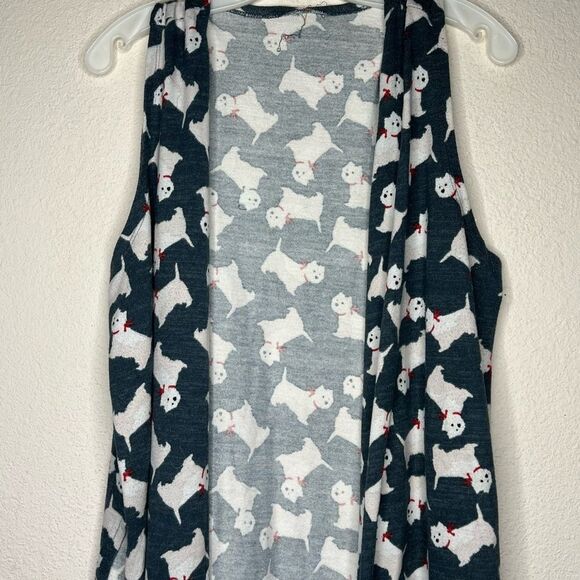 Lularoe Scottie Dog Sweater Vest - Picture 2 of 7
